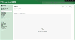 Desktop Screenshot of howardprint2010.wikispaces.com