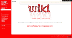 Desktop Screenshot of comosehaceuna.wikispaces.com