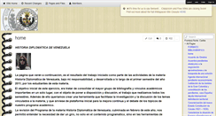 Desktop Screenshot of historiadiplomaticadevenezuela.wikispaces.com