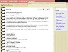 Tablet Screenshot of healthymamas.wikispaces.com