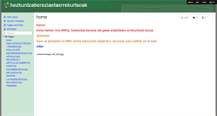 Desktop Screenshot of hezkuntzabereziaetaerrekurtsoak.wikispaces.com
