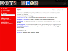 Tablet Screenshot of dtmstech.wikispaces.com
