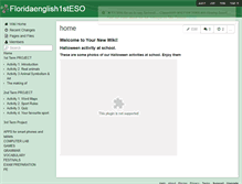 Tablet Screenshot of floridaenglish1steso.wikispaces.com