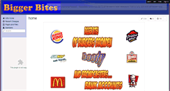 Desktop Screenshot of biggerbites.wikispaces.com