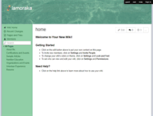 Tablet Screenshot of lamoraka.wikispaces.com