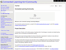 Tablet Screenshot of clcommunity.wikispaces.com