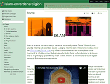 Tablet Screenshot of islam-enverdensreligion.wikispaces.com