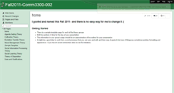Desktop Screenshot of fall2011-comm3300-002.wikispaces.com