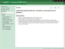 Tablet Screenshot of fall2011-comm3300-002.wikispaces.com