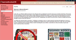 Desktop Screenshot of bannedbooks436.wikispaces.com