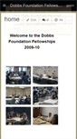 Mobile Screenshot of dobbsfoundationfellowship.wikispaces.com