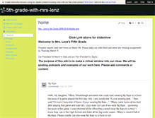 Tablet Screenshot of 5th-grade-with-mrs-lenz.wikispaces.com