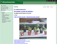 Tablet Screenshot of elhuertoescolar.wikispaces.com