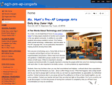 Tablet Screenshot of egjh-pre-ap-langarts.wikispaces.com