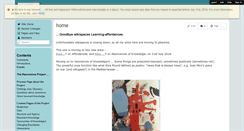 Desktop Screenshot of learning-affordances.wikispaces.com