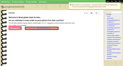 Desktop Screenshot of greatglobalreadsforkids.wikispaces.com