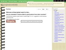 Tablet Screenshot of greatglobalreadsforkids.wikispaces.com