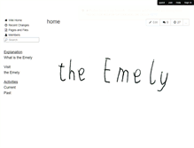 Tablet Screenshot of emely.wikispaces.com