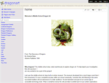 Tablet Screenshot of dragonart.wikispaces.com