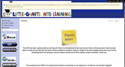 Desktop Screenshot of little-giants.wikispaces.com