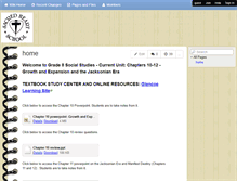 Tablet Screenshot of grade-8-social-studies.wikispaces.com