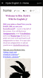 Mobile Screenshot of hydeenglish3.wikispaces.com