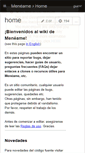 Mobile Screenshot of meneame.wikispaces.com