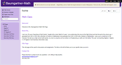 Desktop Screenshot of baumgartner-math.wikispaces.com