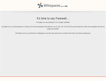 Tablet Screenshot of myenglishproject.wikispaces.com
