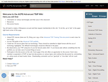 Tablet Screenshot of acps-advanced-tsip.wikispaces.com