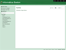 Tablet Screenshot of informaticaboston.wikispaces.com