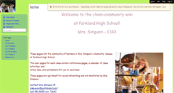 Desktop Screenshot of chem-community.wikispaces.com