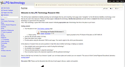 Desktop Screenshot of lps-technology.wikispaces.com