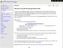 Tablet Screenshot of lps-technology.wikispaces.com
