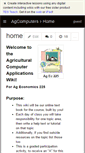 Mobile Screenshot of agcomputers.wikispaces.com
