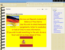 Tablet Screenshot of harrisgermanspanish.wikispaces.com