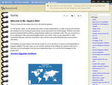 Tablet Screenshot of jhayesteach.wikispaces.com
