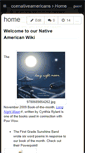 Mobile Screenshot of ccenativeamericans.wikispaces.com