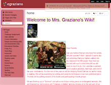 Tablet Screenshot of egraziano.wikispaces.com