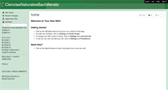 Desktop Screenshot of cienciasnaturalesbachillerato.wikispaces.com