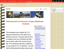 Tablet Screenshot of educationalfieldtrips.wikispaces.com