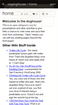 Mobile Screenshot of cogdoghouse.wikispaces.com