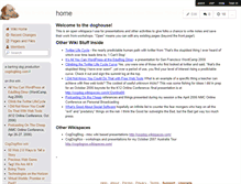 Tablet Screenshot of cogdoghouse.wikispaces.com