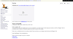 Desktop Screenshot of aaslbloggerscafe.wikispaces.com