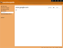 Tablet Screenshot of cocolocopolo.wikispaces.com