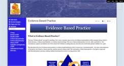 Desktop Screenshot of evidence-based-practice.wikispaces.com