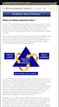Mobile Screenshot of evidence-based-practice.wikispaces.com