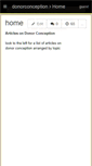Mobile Screenshot of donorconception.wikispaces.com