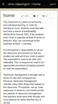 Mobile Screenshot of cmw-classmgmt.wikispaces.com