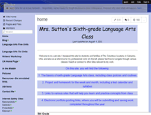 Tablet Screenshot of languagearts5-6.wikispaces.com